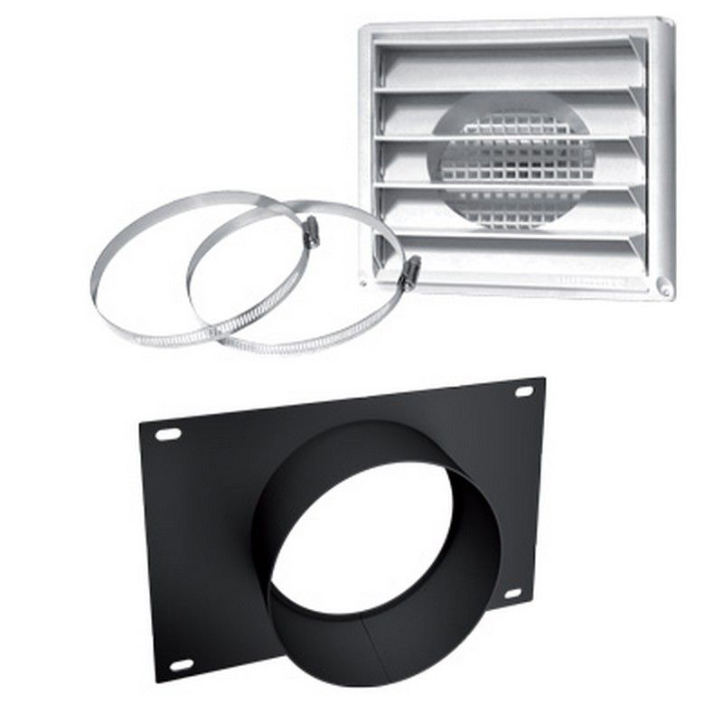 Osburn Fresh Air Intake Kit for Osburn 1700, 2000, 2300, 3300 & 3500 Wood Stove on Pedestal