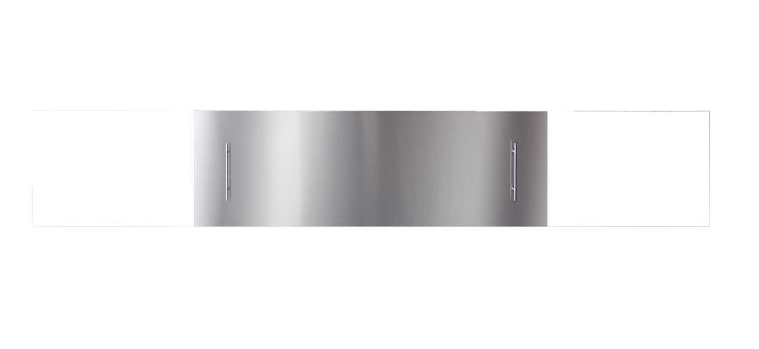 Amantii PAN-COV Stainless Steel Cover for Panorama Series Slim and Deep Electric Fireplace