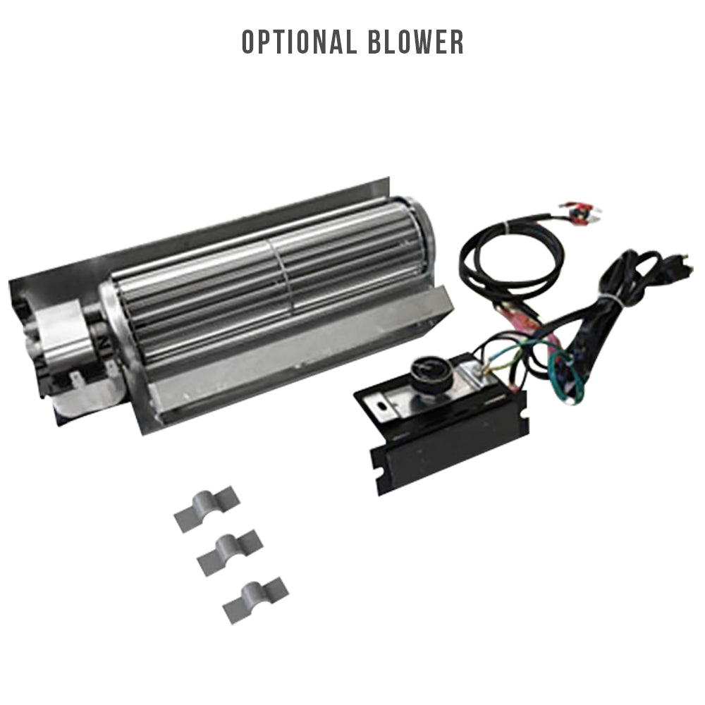 White Mountain Hearth DVP20CC Direct-Vent Cast Iron Stove with Slope Glaze Burner, 20-Inches