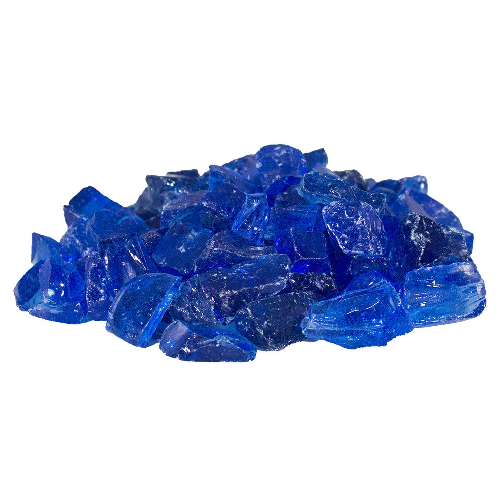 Firegear 10-Pound Broken Fireglass, 1/2 to 3/4-Inch, Seabreeze