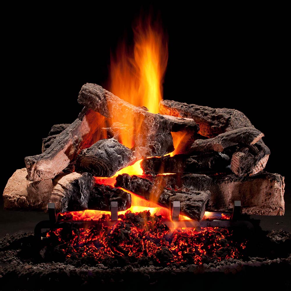 Hargrove Rustic Timbers Vented Gas Log Set with ANSI Certified