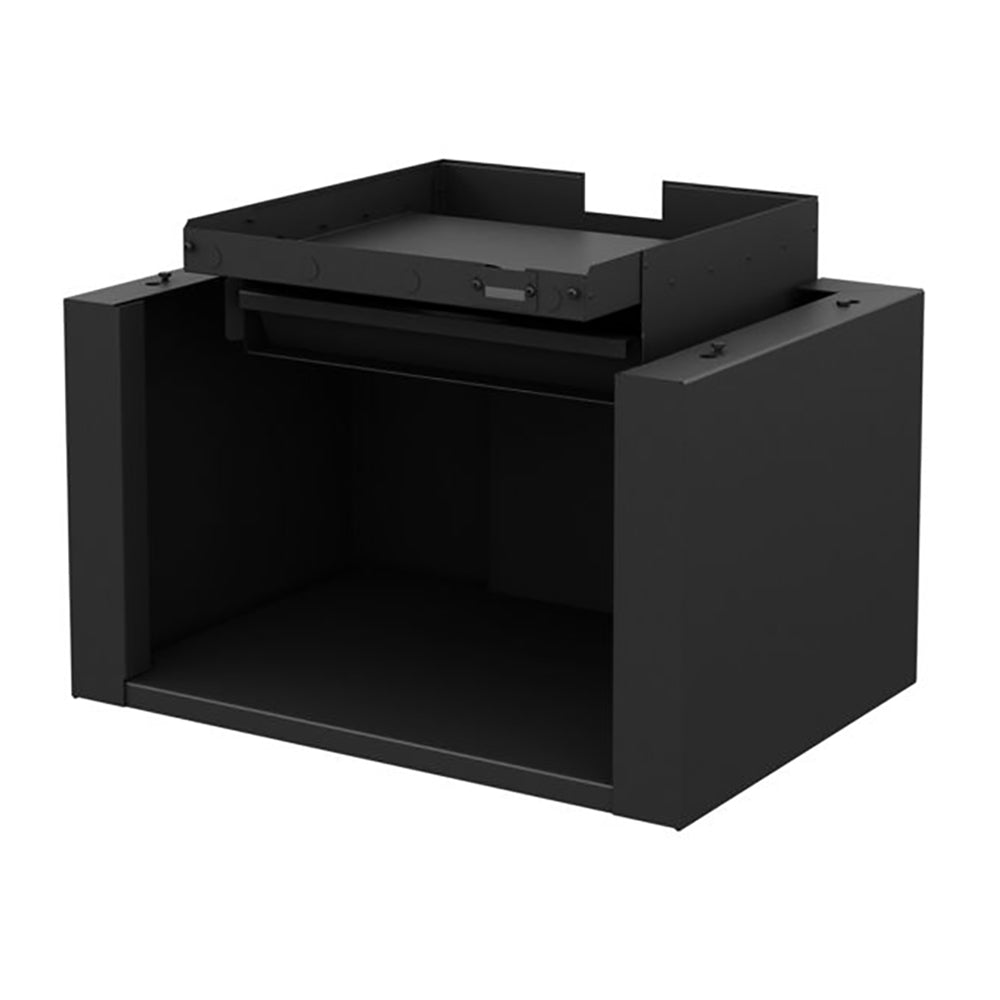 Osburn Black Steel Base Kit with Log Storage for Osburn Inspire 2000 Wood Stove