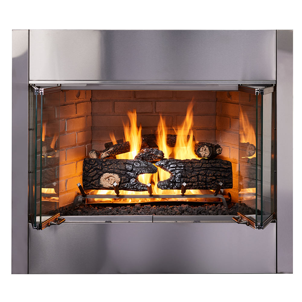 Outdoor Lifestyles Villa 42-Inch Outdoor Wood Fireplace