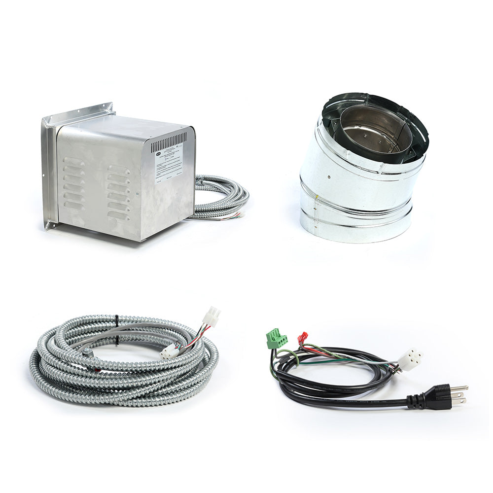 Kingsman PVH58-5x8-RIG Horizontal 5x8-Inch Power Vent Starter Kit for Rigid Pipe