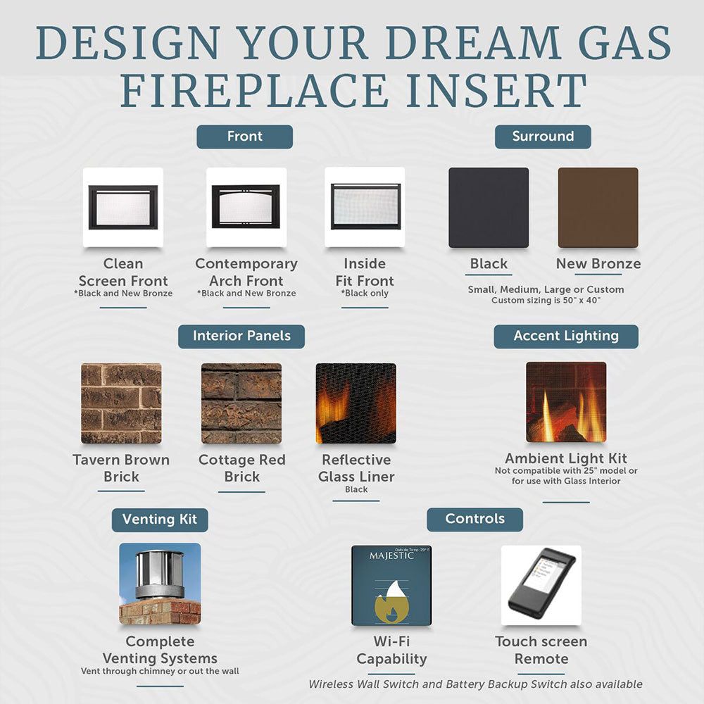 Majestic RUBY30I Ruby 30-Inch Direct Vent Gas Insert