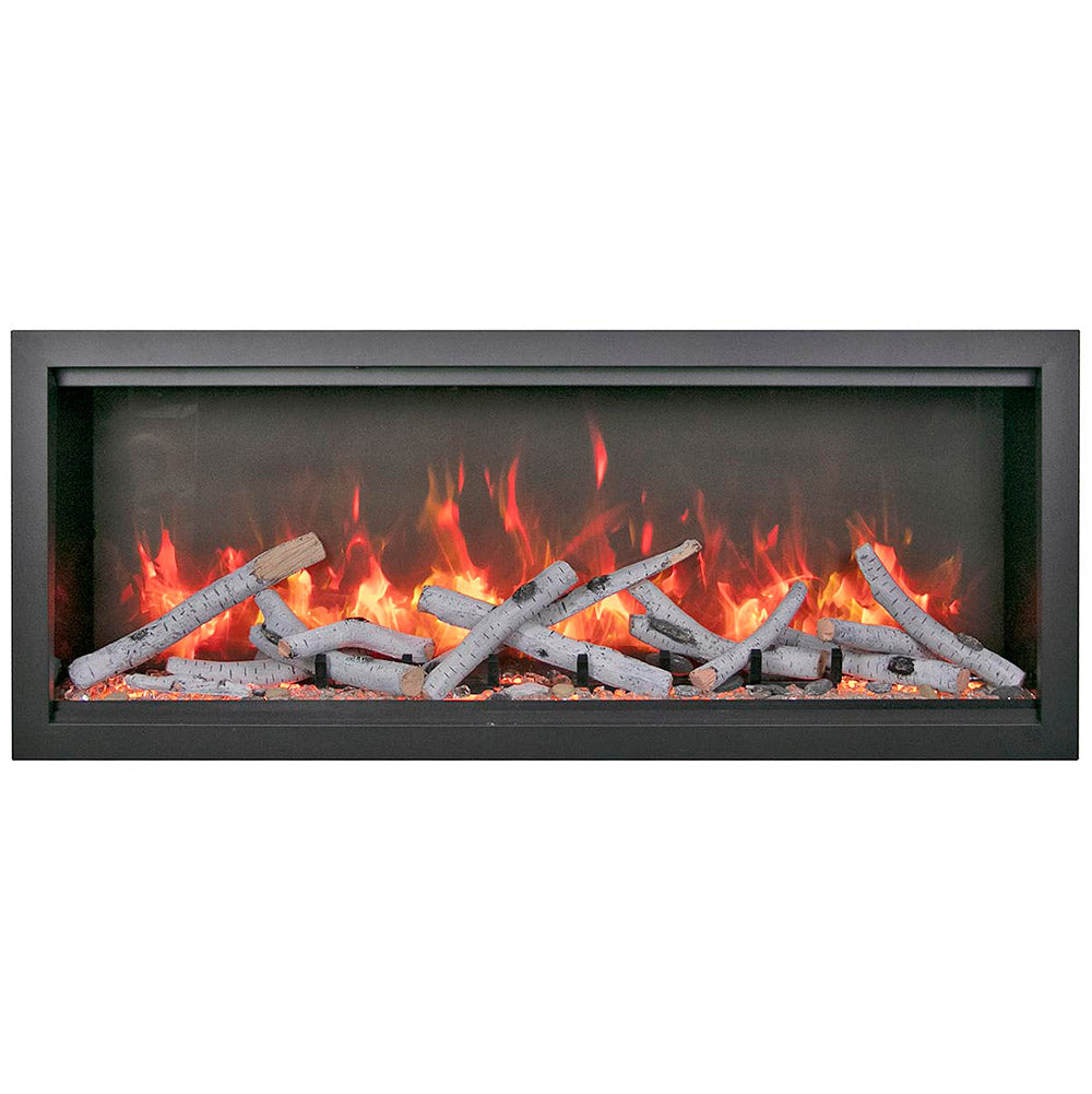 Amantii Symmetry Indoor/Outdoor Built-In Smart Electric Fireplace