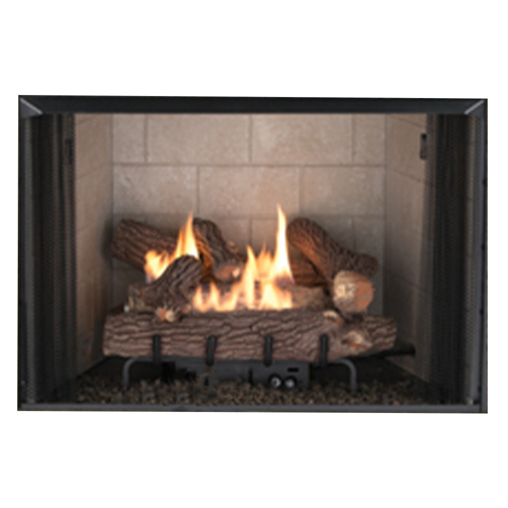 Superior 42-Inch Firebox with Vent-Free Gas Log Set – Fireplaces Direct