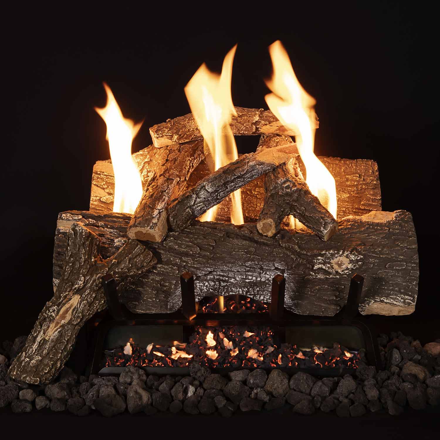 Grand Canyon Weathered Oak Vent Free Gas Log Set