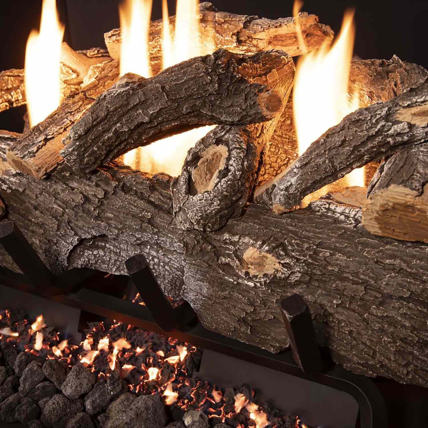 Grand Canyon Weathered Oak Vent Free Gas Log Set