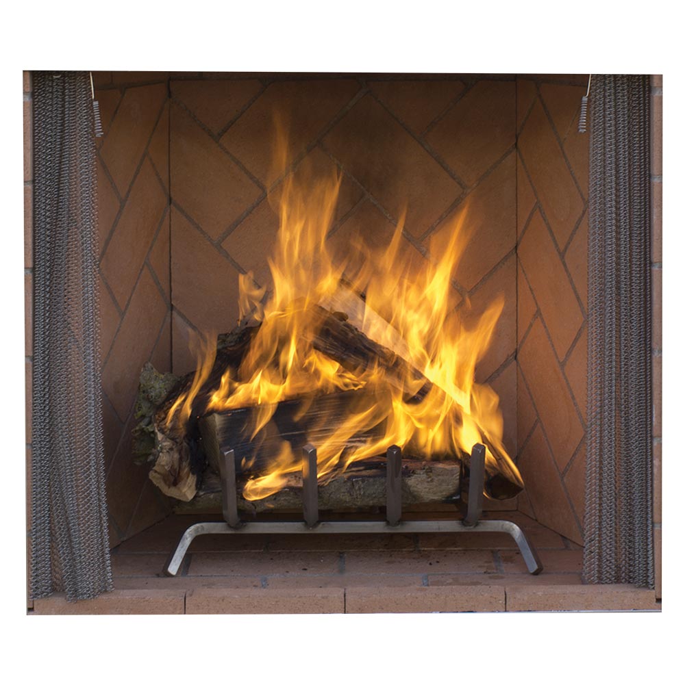 Superior 50-Inch Outdoor Masonry Wood Burning Fireplace