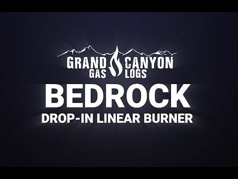 Grand Canyon Vent-Free Bedrock Contemporary Linear Electronic Ignition Drop-In Gas Burner Kit (BEDROCK-VF)