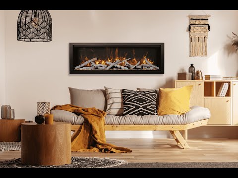 Amantii Symmetry Indoor/Outdoor Built-In Smart Electric Fireplace
