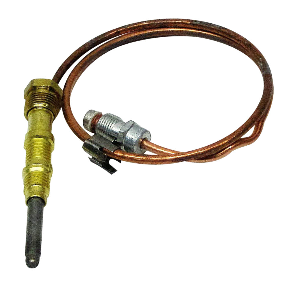 Thermocouple safety pilot lead with brass connectors and copper wire cable