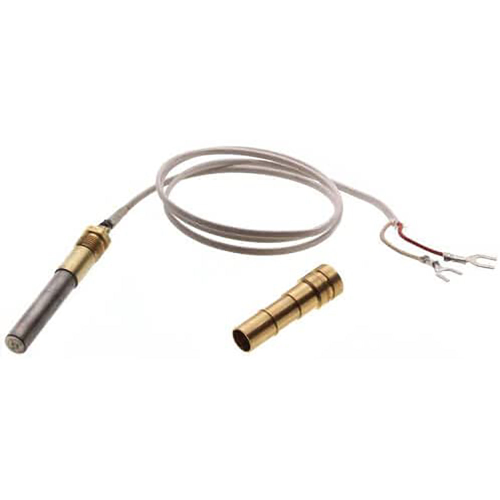 Grand Canyon 36-inch thermopile lead wire with brass connectors and gray cable