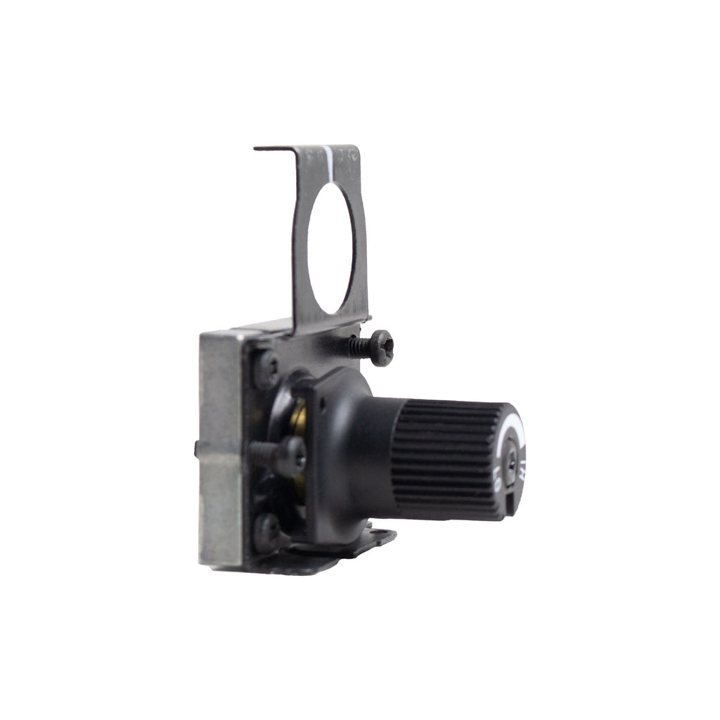 Manual hi/lo conversion valve kit with ribbed control knob and metal bracket