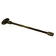 8-inch gas valve key, flat black finish with hex socket end