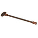 8-inch gas valve key, antique copper finish with hex socket end