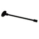 8-inch gas valve key, black finish with hex socket end