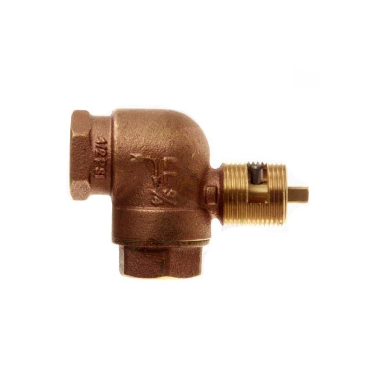 3/4 in brass 1/4-turn angle ball valve with threaded port