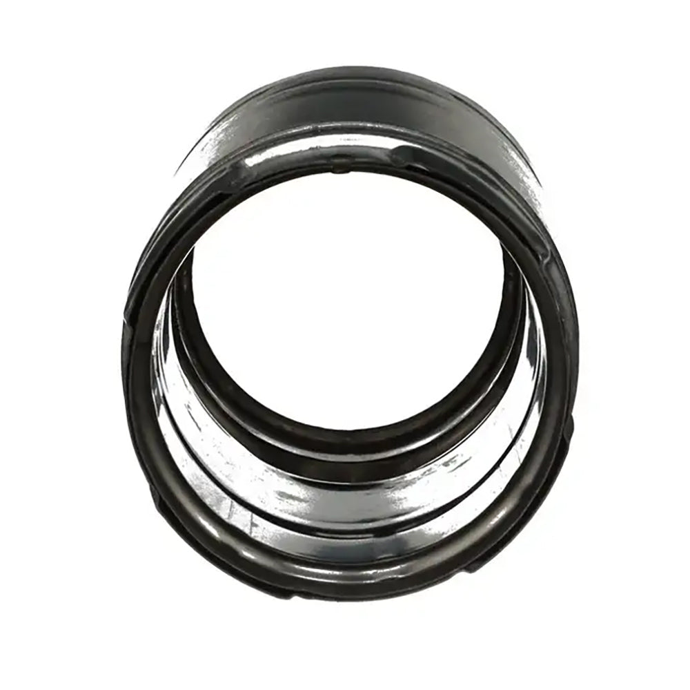 3-inch galvalume steel stove pipe inlet opening with inner ring