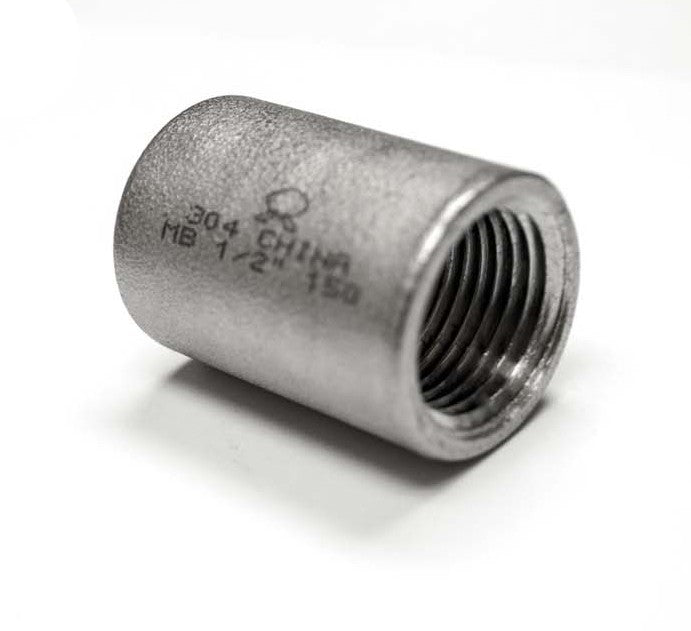 1/2-inch stainless steel fire coupler with internal threaded female end