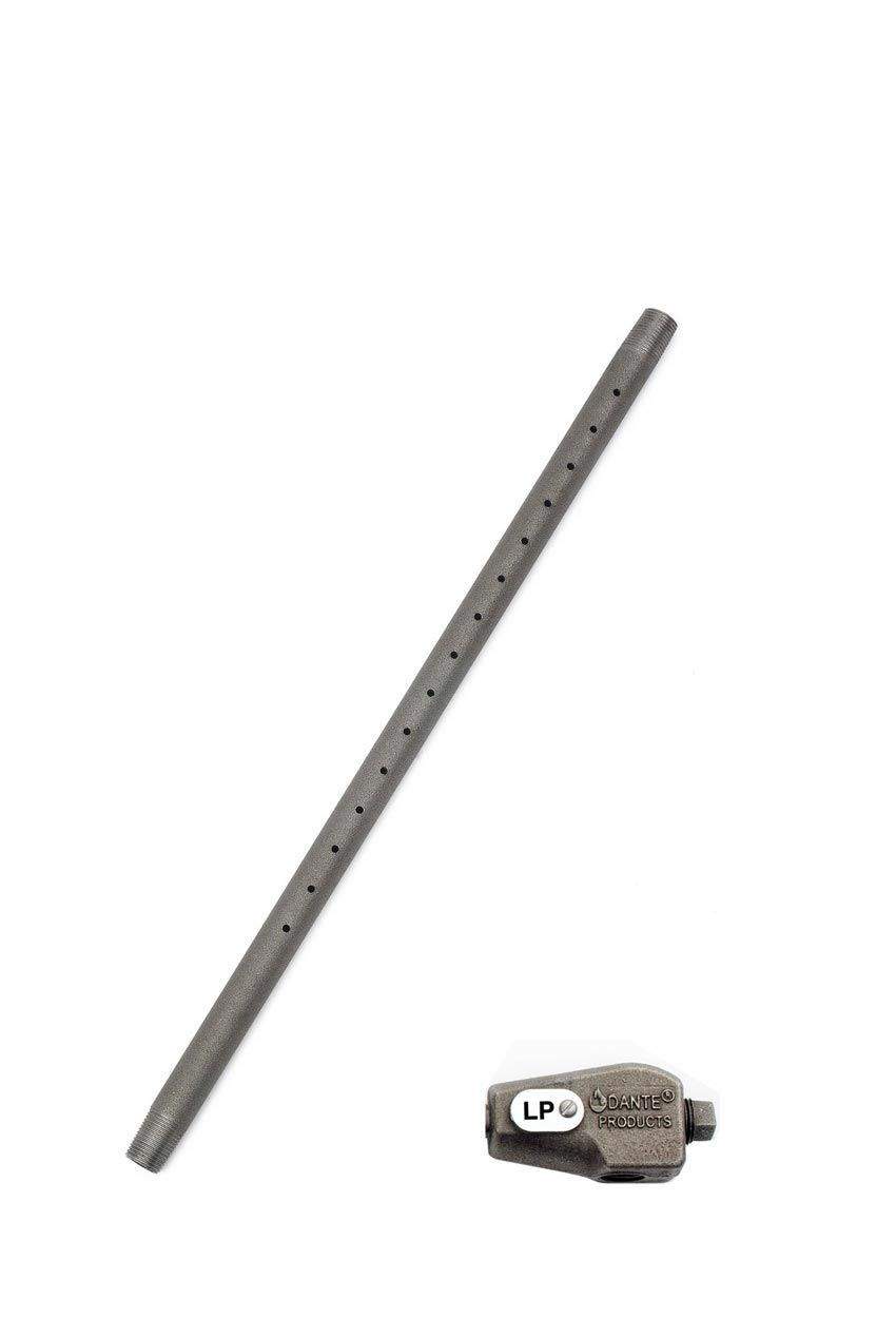 Dante Gas Fireplace Log Lighter Burner Pipe with Mixer