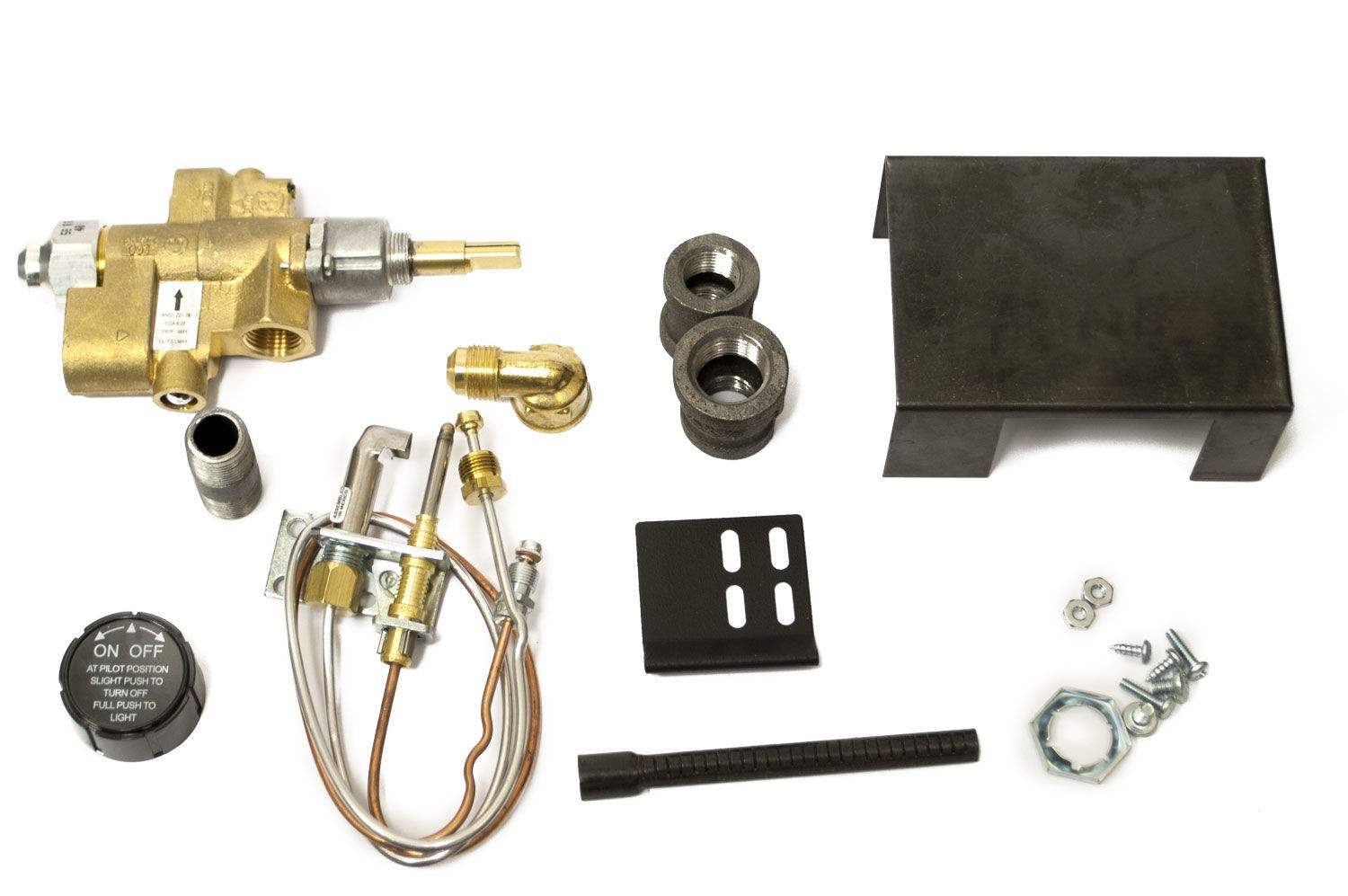 Copreci low profile safety pilot kit with valve, wires, bracket, and mounting hardware
