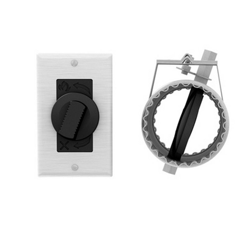 Osburn 4-Inch Fresh Air Intake Register with Airtight Damper for Stratford, Stratford II & Everest II Wood Fireplace