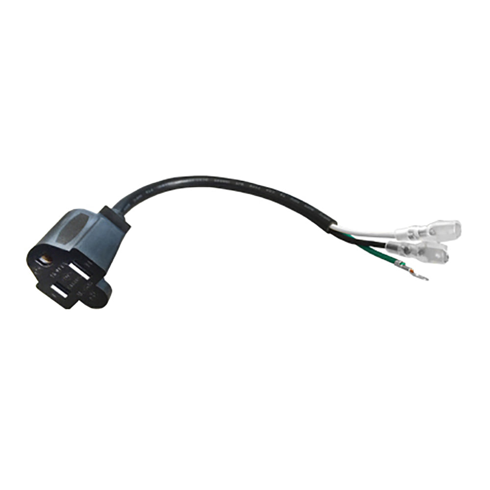 Electronic speed control fan cord set with black cable and plug connectors