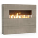 American Fyre Designs 211 Milan Tall Linear Outdoor Gas Fireplace