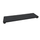Fireplace vent cap with textured black finish, flat rectangular top and angled corners