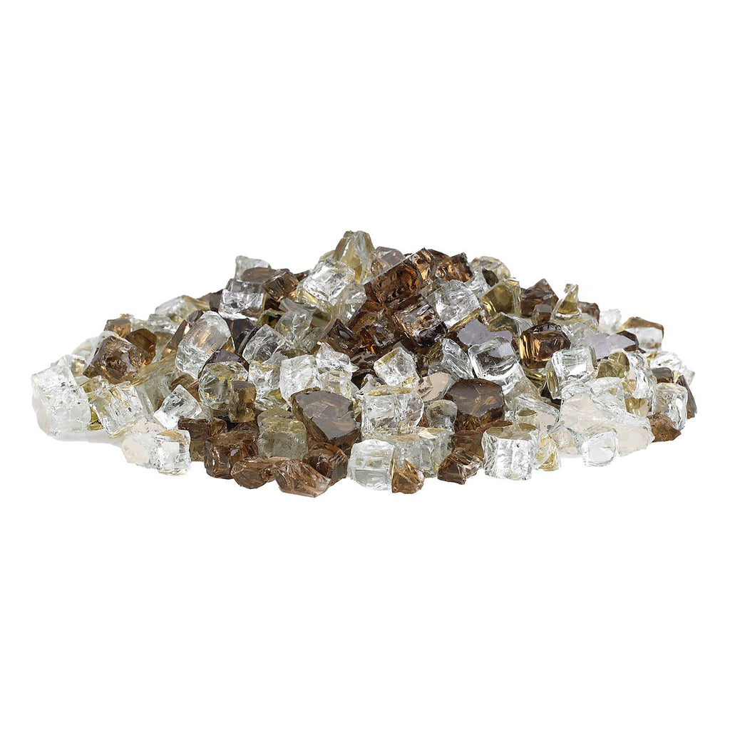 American Fire Glass 1/2-Inch Premium Fire Glass, 10 lbs, Zion Reflective