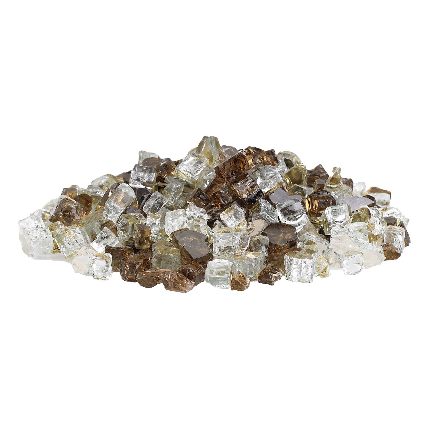 American Fire Glass 1/2-Inch Premium Fire Glass, 10 lbs, Zion Reflective