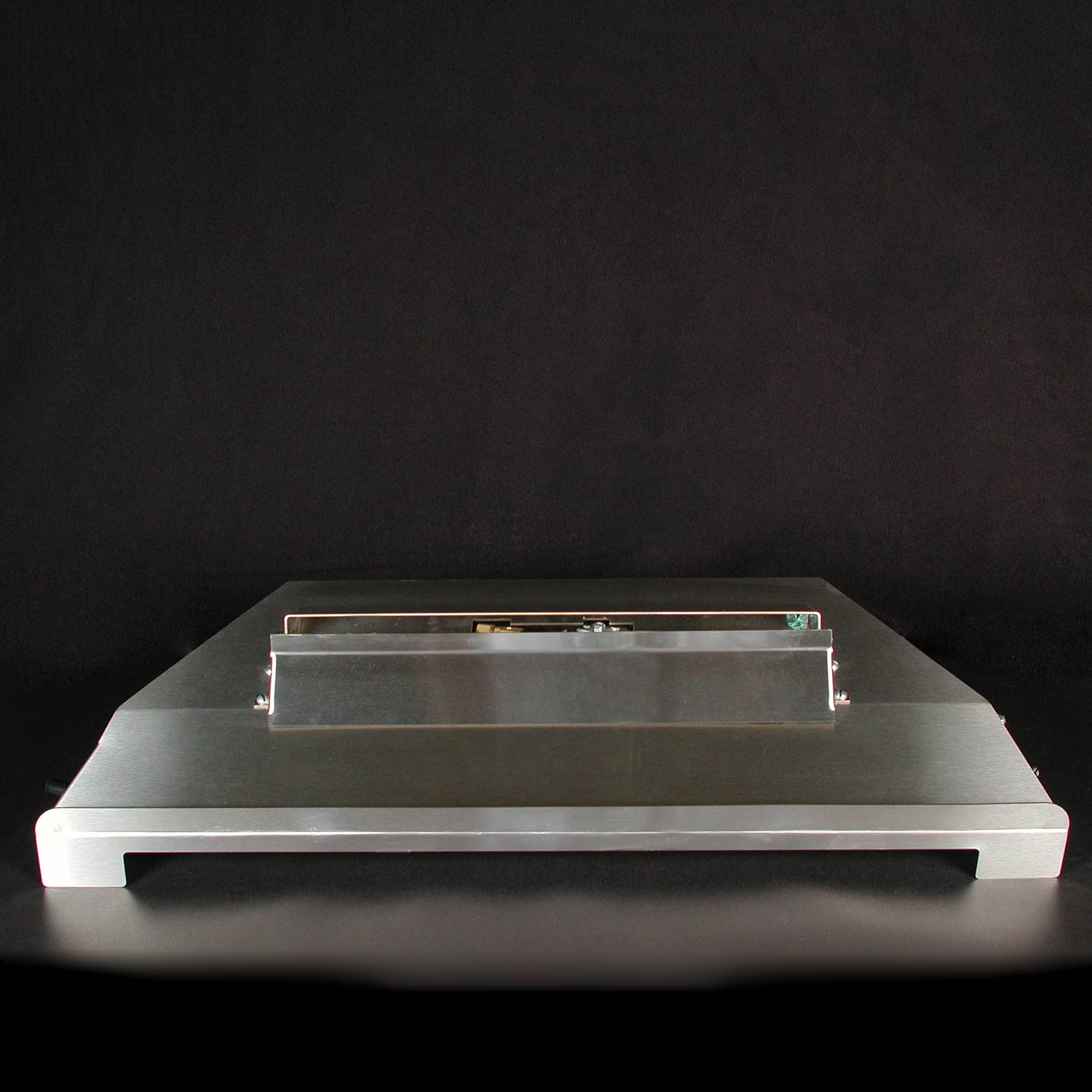 Stainless steel 24-inch ventless burner kit with open firebox panel