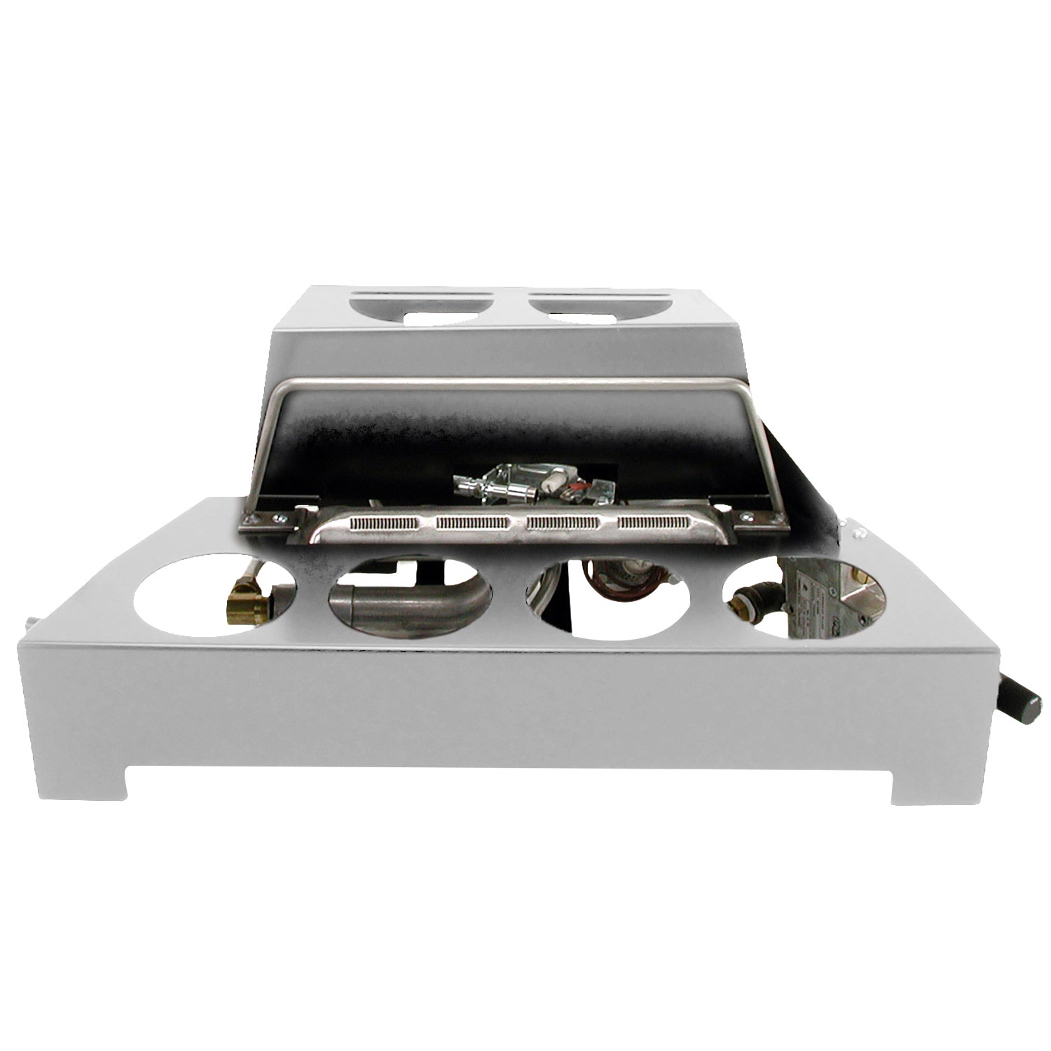 Rasmussen AFS20-SS Alterna Ventless FireStones Stainless Steel 20-Inch Burner Kit