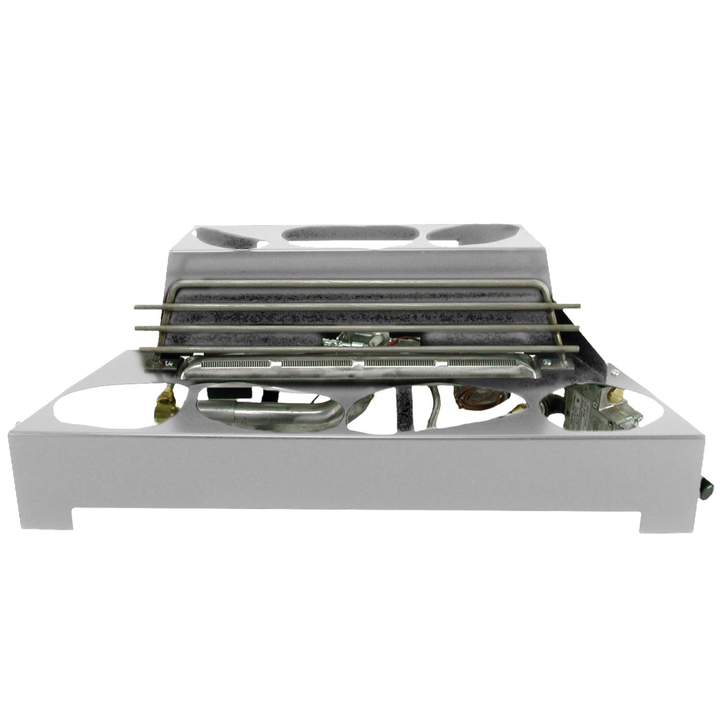 Rasmussen AFS24-SS Alterna Ventless FireStones Stainless Steel 24-Inch Burner Kit