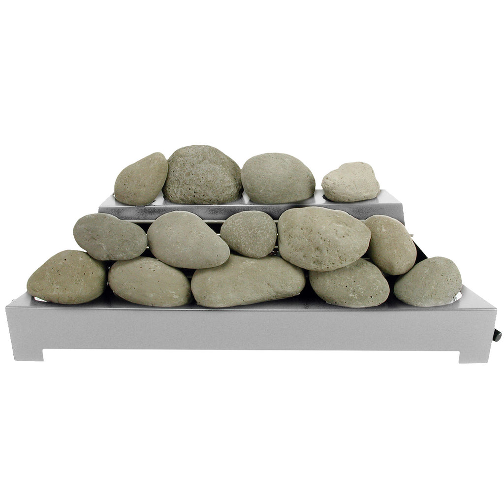 Rasmussen AFS30-SS Alterna Ventless FireStones Stainless Steel 30-Inch Burner Kit