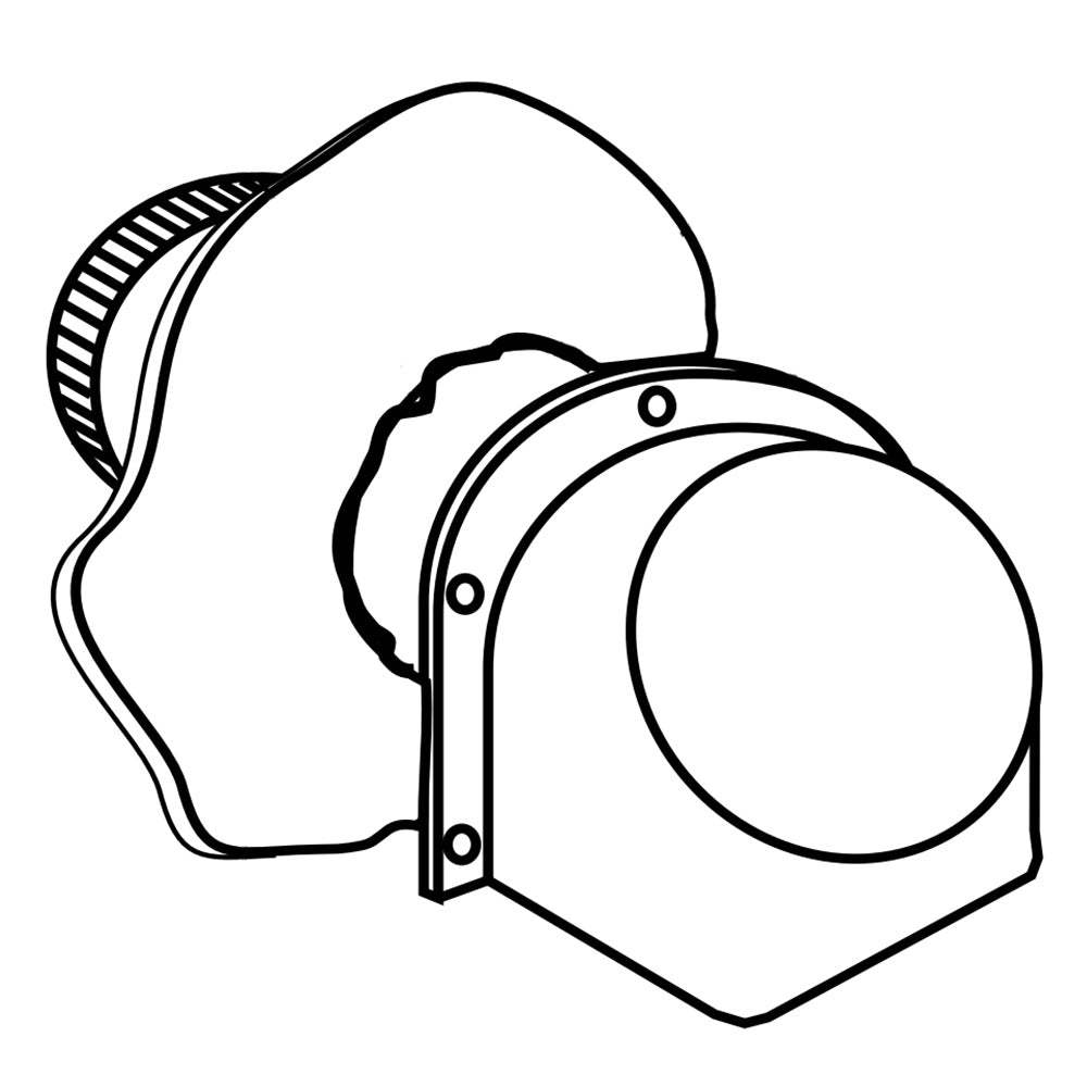 Outside air kit termination collar and cap with circular end and mounting collar