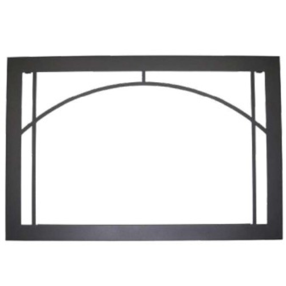 Amantii arch trim for TRD-48, black metal rectangular frame with arched opening