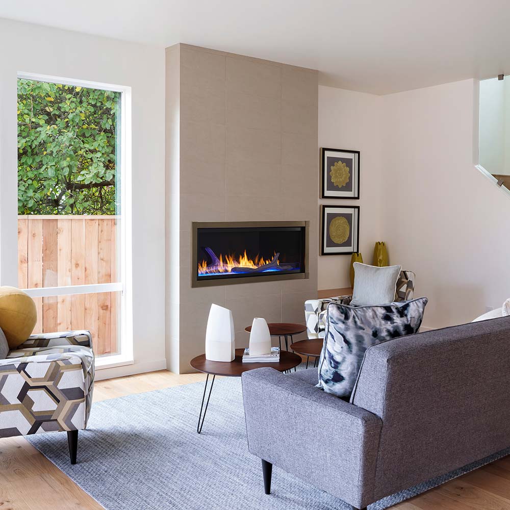 Monessen AVFL48 Artisan 48-Inch Vent-Free Gas Fireplace with IntelliFire Touch Ignition