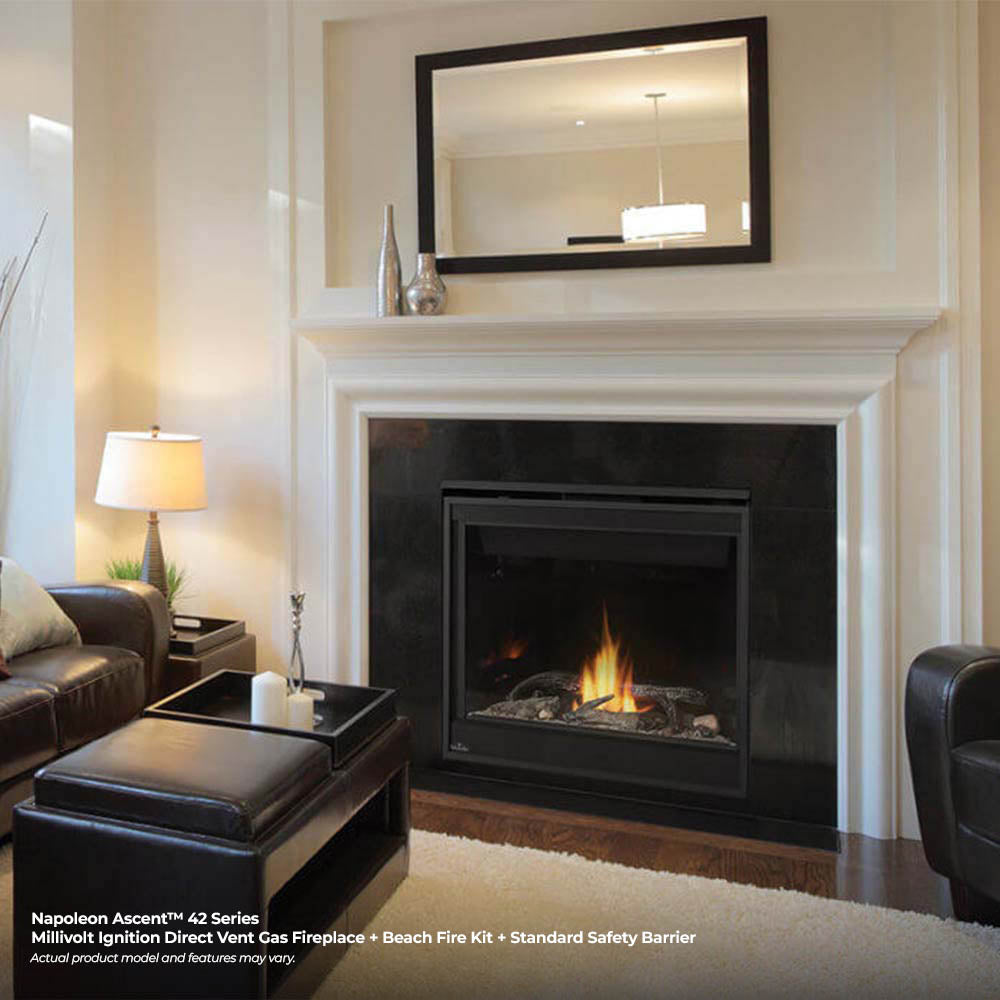 Napoleon B42TR Ascent Series Millivolt Ignition Direct Vent Gas Fireplace