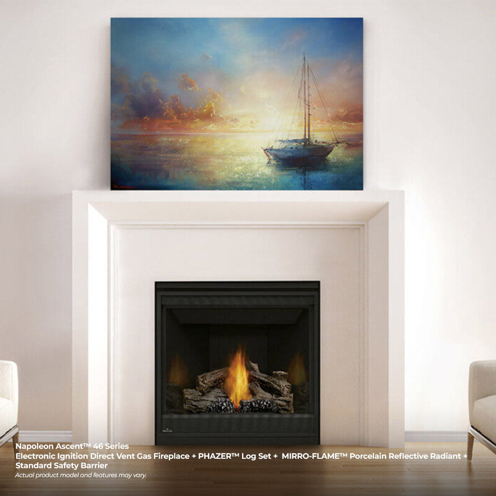 Napoleon B46NTRE Ascent Series Electronic Ignition Direct Vent Gas