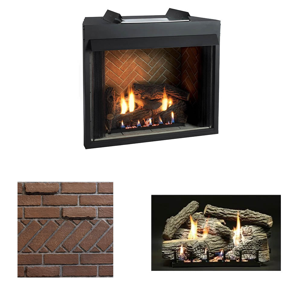 White Mountain Hearth VFS36FB Breckenridge Ventless Select