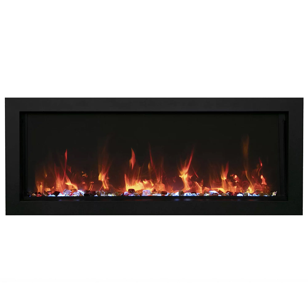 Amantii Panorama Slim Outdoor Built-In Smart Electric Fireplace