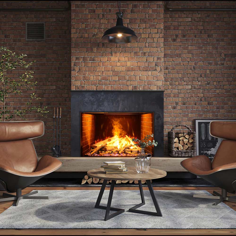 Amantii Signature Built-In Hybrid Electric-Vapour Fireplace