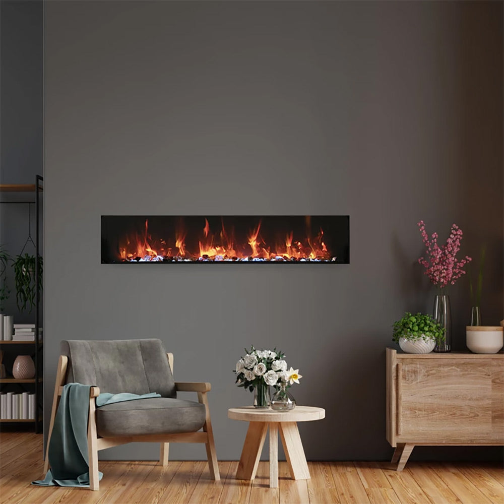 Amantii Panorama Extra Slim Built-In Smart Electric Fireplace
