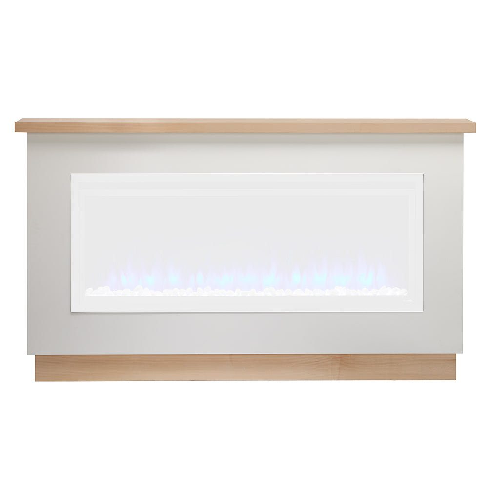 SimpliFire Ready-to-Finish Boyd Build-Out Mantel Package for Allusion Platinum 50-Inch Electric Fireplace
