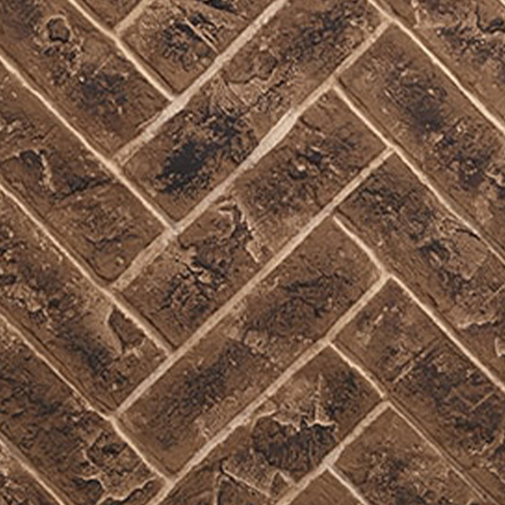 36-inch herringbone interior panel in tavern brown pattern