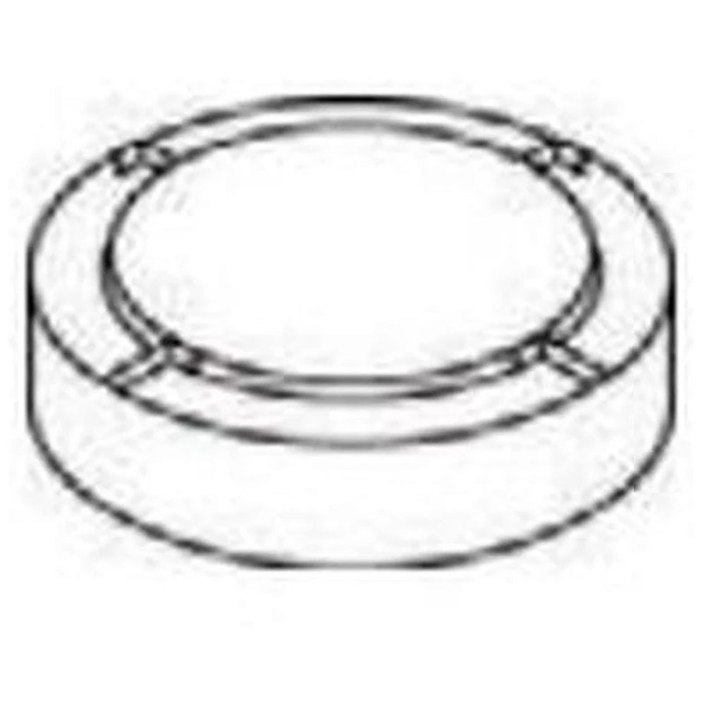 Metal vent transition collar with two joined flanged rings