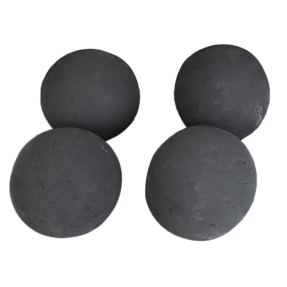 Grand Canyon CB6-4-B 4-Piece Black Cannon Ball Set, 6-Inches